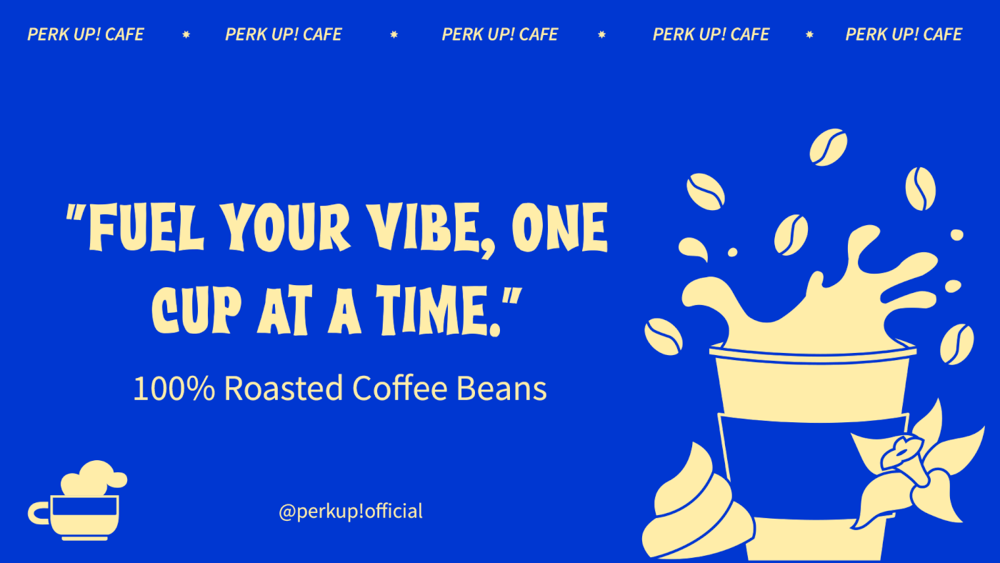 Perk Up! Café – Brand Identity